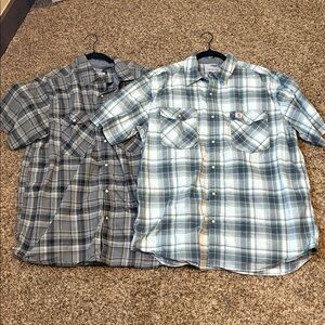 (2) Carhartt Shirt XL Bundle Relaxed Fit